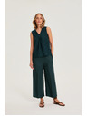Moodo Culottes nohavice zelené Moodo