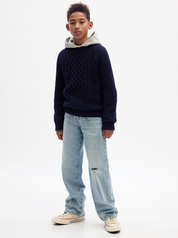 GAP Detské džínsy '90s loose organic GAP