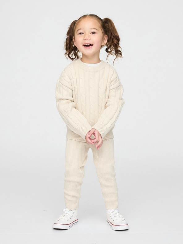 GAP Baby úpletové legíny CashSoft GAP