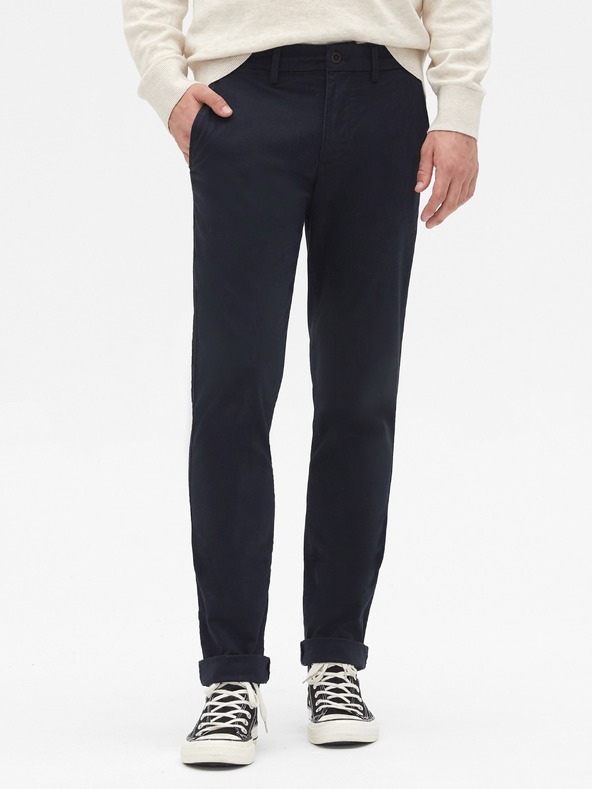 GAP Khaki nohavice skinny GapFlex GAP
