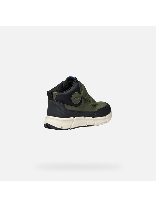 Geox Khaki chlapčenská členková obuv Geox Flexyper