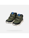 Geox Khaki chlapčenská členková obuv Geox Flexyper