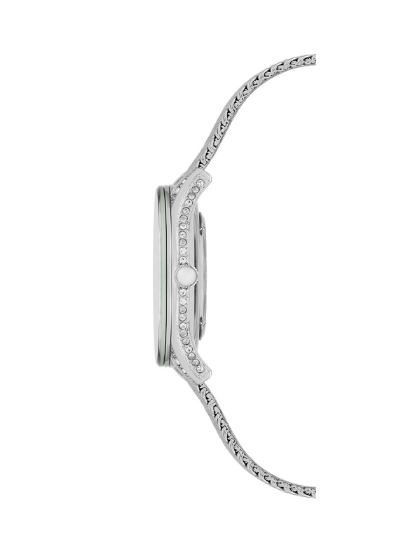 Anne Klein Dámske okrúhle hodinky Anne Klein mesh AK/2209SVSV