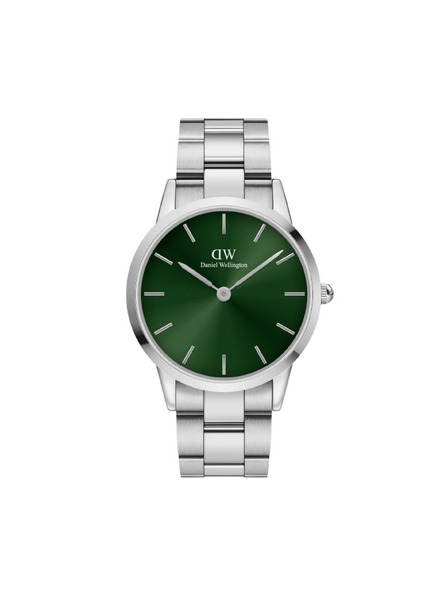 Daniel Wellington Strieborné pánske hodinky Daniel Wellington Iconic Emerald