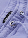 Ombre Clothing Sada dvoch UNISEX kraťasov s elastickým pásom - svetlo modrá/svetlo fialová V2 Z129 Ombre Clothing