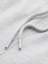 Ombre Clothing Sada dvoch pánskych teplákových šoriek s pruhmi - sivá melanž/olivová V1 Z128 Ombre Clothing