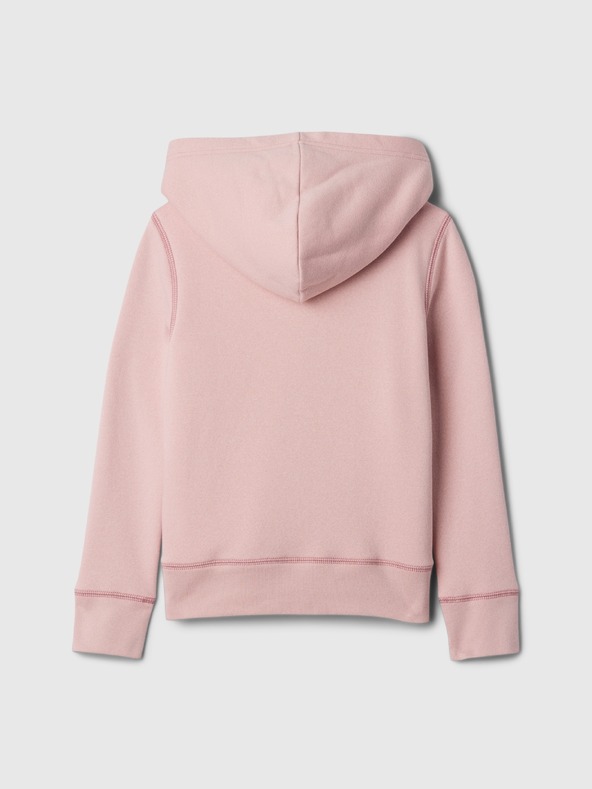 GAP Detská sherpa mikina s logom GAP