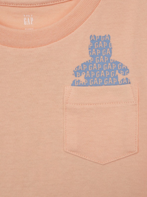 GAP Baby tričko s vreckom Brannan GAP