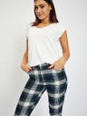 GAP Kockované nohavice skinny bi-stretch GAP