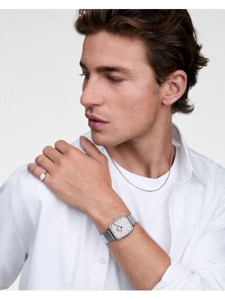 Daniel Wellington Strieborný oceľový reťazik Daniel Wellington Mesh DW00401102