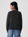 GAP Detská mikina s logom a fleece GAP