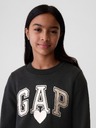 GAP Detská mikina s logom a fleece GAP