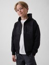 GAP Detská mikina s logom a fleece GAP