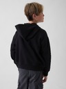 GAP Detská mikina s logom a fleece GAP