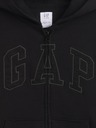 GAP Detská mikina s logom a fleece GAP