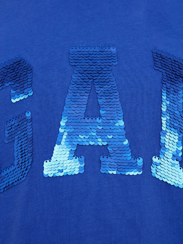 GAP Detské tričko s flitrovým logom GAP