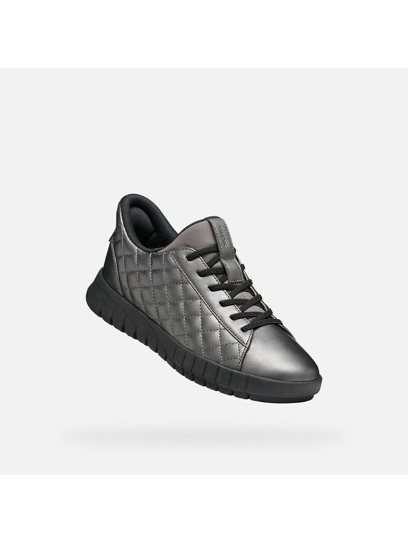 Geox Tmavosivé dámske tenisky Geox Flextride Plus