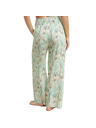 DIM DIM TROPICAL PANTS - Dámske plážové nohavice - zelená - svetlo hnedá - smotanová