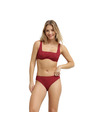DIM DIM SWIMSUIT SHELL BIKINI - Dámske plavky - tmavočervená