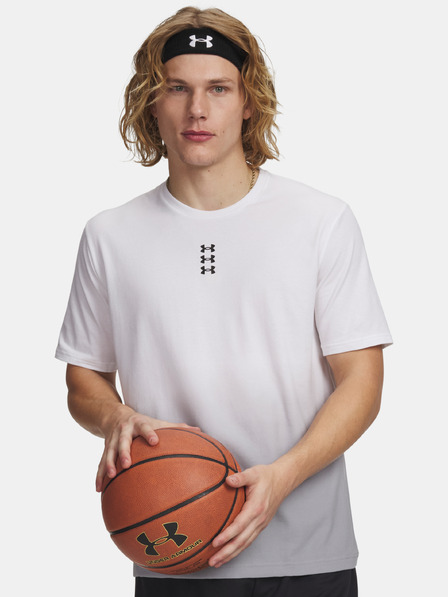 Under Armour Pánske tričko Under Armour UA M HOOPS TRIPLE LOGO SS