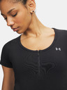 Under Armour Dámske tričko Under Armour Vanish Seamless Crop Zip SS