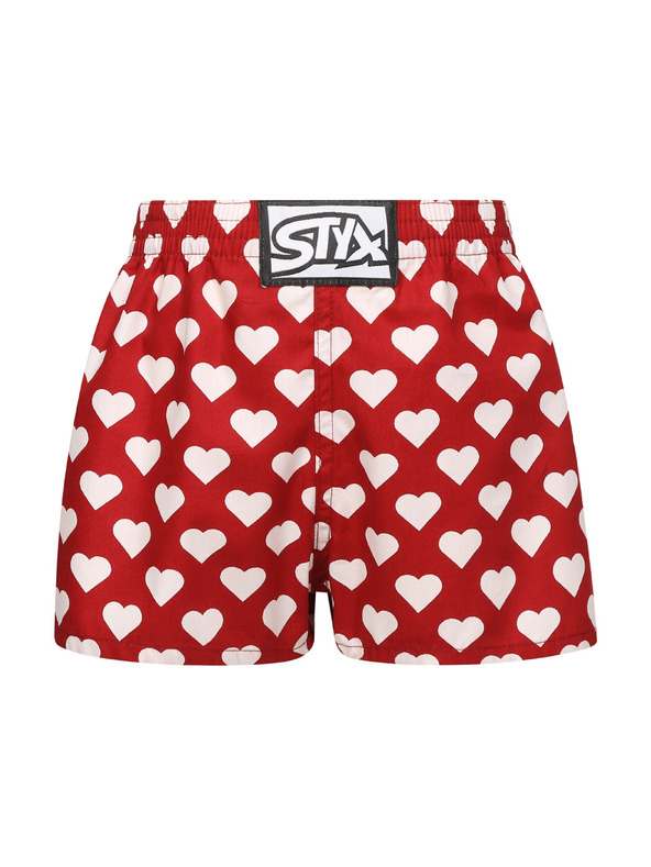 Styx Detské trenky Styx art klasická guma srdiečka