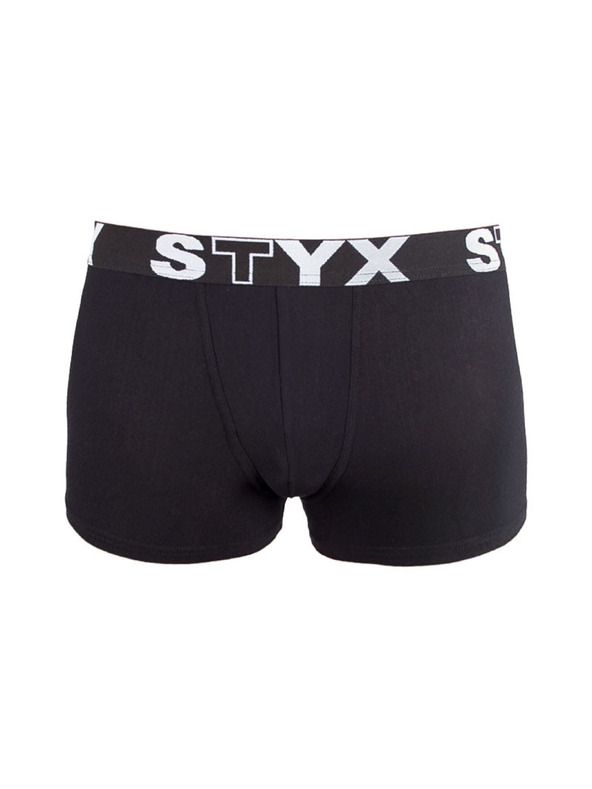 Styx Sada troch - detské boxerky Styx športová guma čierne