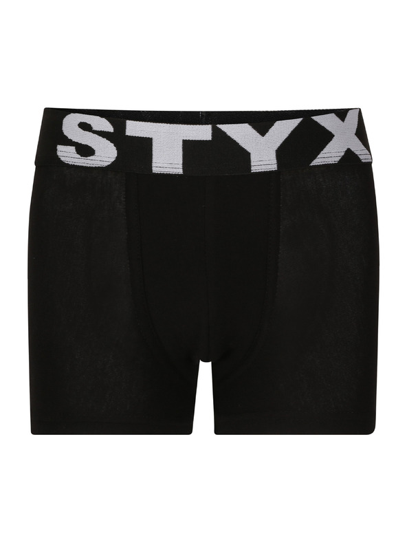 Styx Sada troch - detské boxerky Styx športová guma čierne