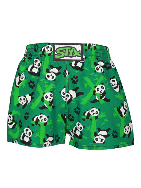 Styx Detské trenky Styx art klasická guma pandy