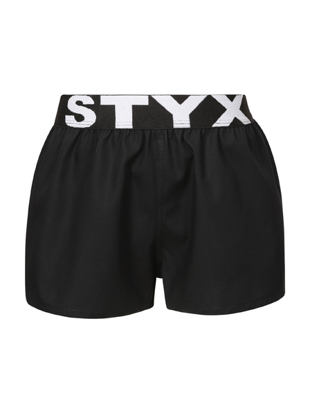 Styx Detské trenky Styx športová guma čierne