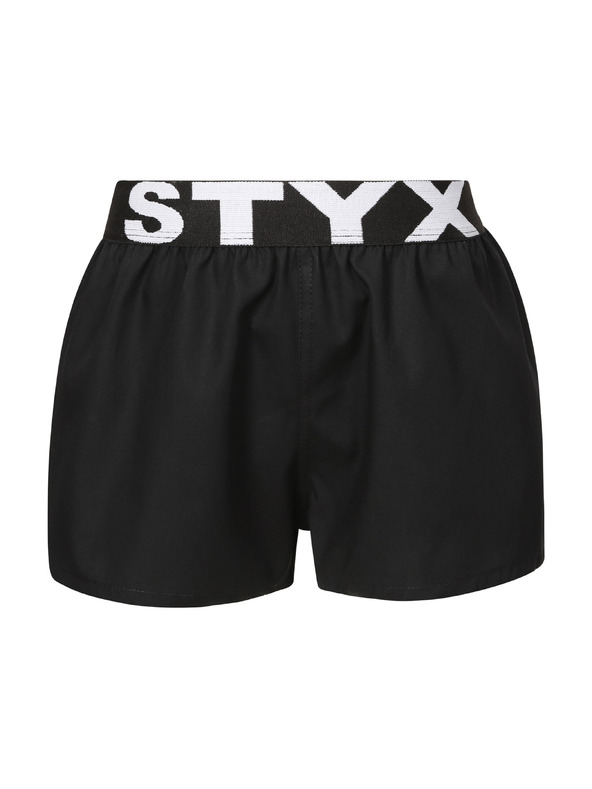 Styx Detské trenky Styx športová guma čierne