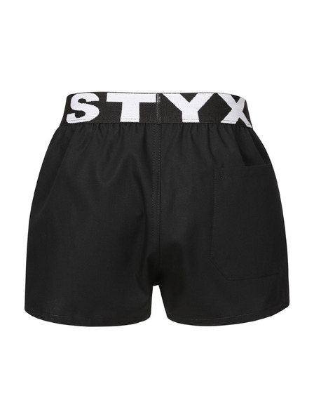 Styx Detské trenky Styx športová guma čierne
