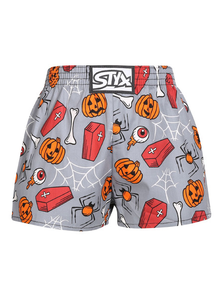 Styx Detské trenky Styx art klasická guma Halloween rakvy