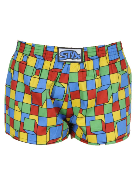 Styx Detské trenky Styx art klasická guma kostky