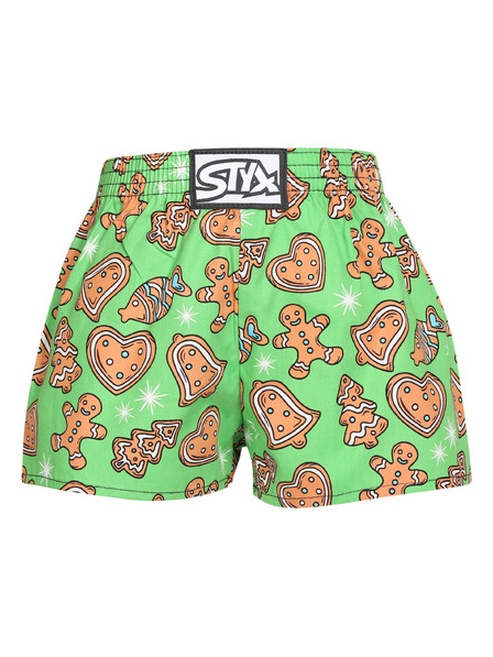 Styx Detské trenky Styx art klasická guma Vianoce medovníčky