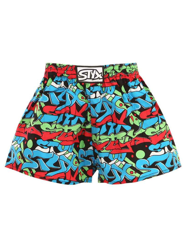 Styx Detské trenky Styx art klasická guma graffiti