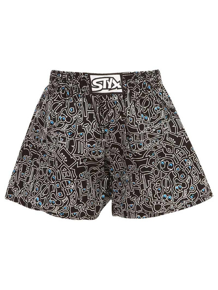Styx Detské trenky Styx art klasická guma Doodle