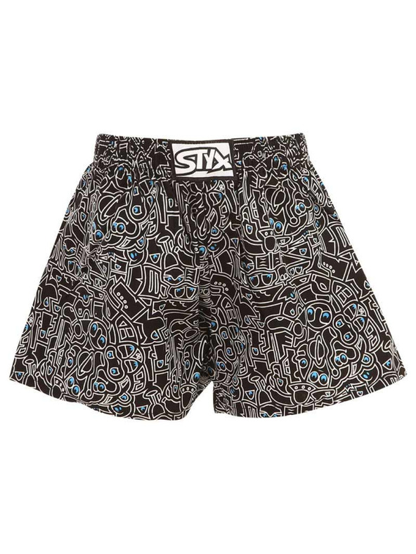 Styx Detské trenky Styx art klasická guma Doodle