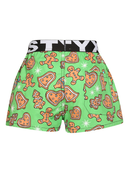 Styx Detské trenky Styx art športová guma Vianoce medovníčky