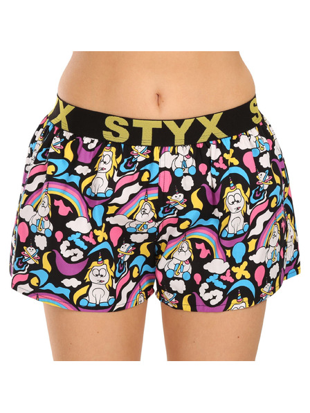 Styx Sada piatich - dámske trenky Styx art športová guma viacfarebné