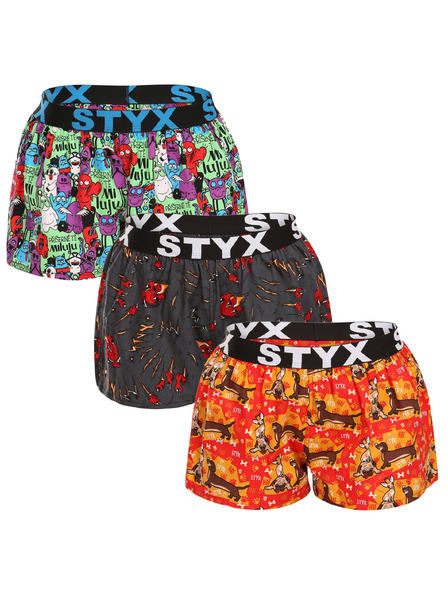 Styx Sada troch - dámske trenky Styx art športová guma viacfarebné
