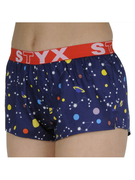 Styx Dámske trenky Styx art športová guma planéty