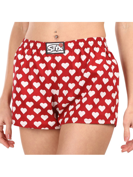 Styx Dámske trenky Styx art klasická guma srdiečka