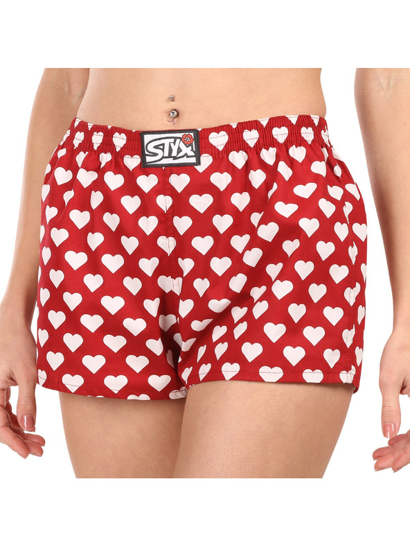 Styx Dámske trenky Styx art klasická guma srdiečka