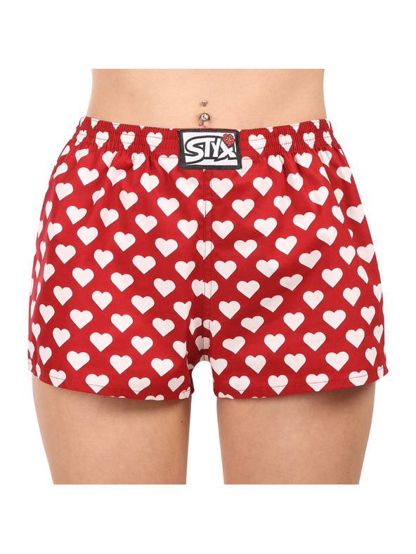 Styx Dámske trenky Styx art klasická guma srdiečka