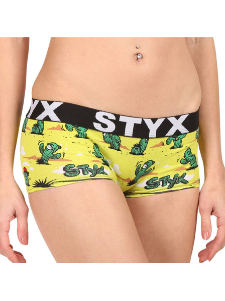 Styx Dámske nohavičky Styx art s nohavičkou kaktusy