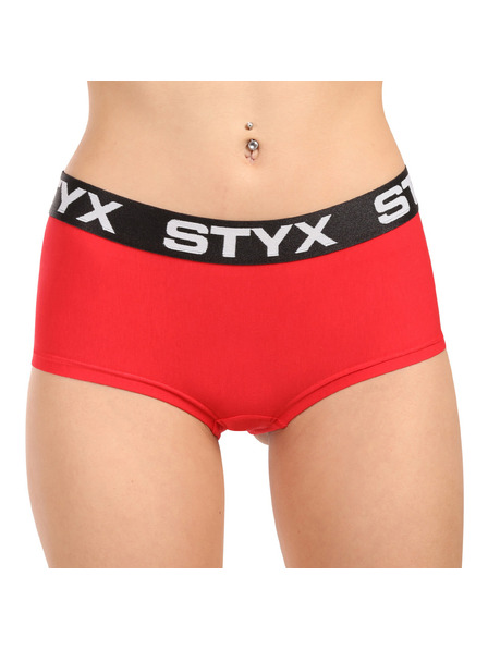 Styx Dámske nohavičky Styx s nohavičkou červené