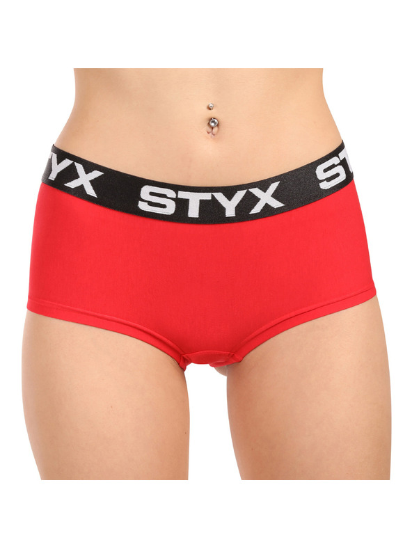 Styx Dámske nohavičky Styx s nohavičkou červené