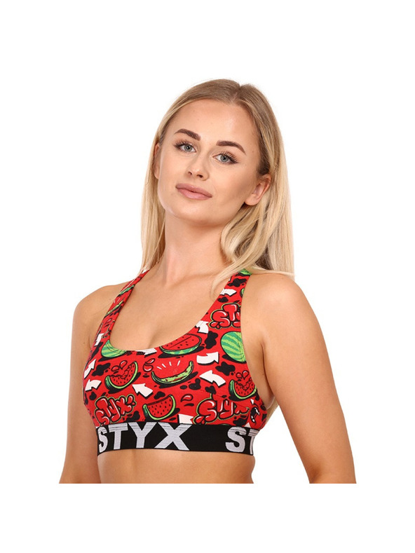 Styx Dámska podprsenka Styx sport art melóny