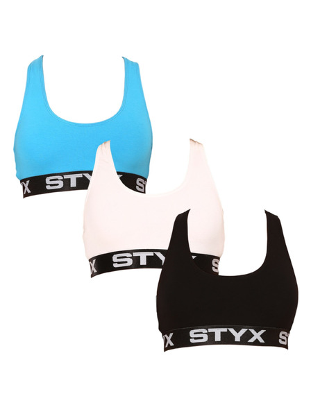 Styx Sada troch - dámska podprsenka Styx sport viacfarebná